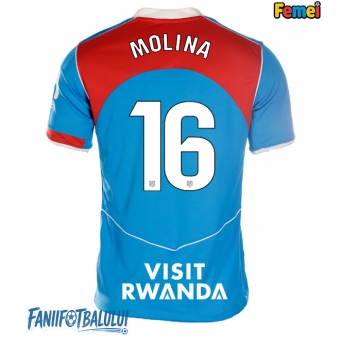 Atletico Madrid Nahuel Molina #16 Tricou Fotbal Replică 2025-26 Femei Treilea